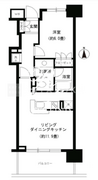 KDXレジデンス芝公園 1302 間取り図