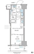 パークアクシス住吉ガーデンスクエア 705 間取り図