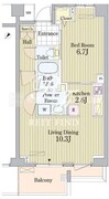 プライムアーバン東中野コート 509 間取り図