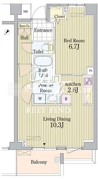 プライムアーバン東中野コート 509 間取り図
