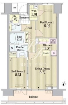 プライムアーバン東中野コート 319 間取り図