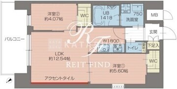 プレジオ尾久EURO 602 間取り図