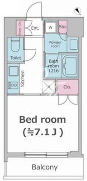 パークフラッツ渋谷代官山 705 間取り図