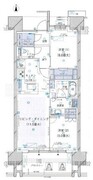 ブランズシティ品川ルネキャナル 810 間取り図