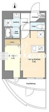 ヴィラクレスト東上野 1401 間取り図