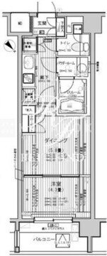 ミリアレジデンス東池袋 304 間取り図