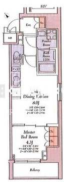 HAYANO Residence 大塚 1001 間取り図