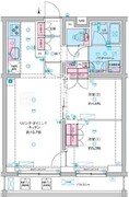 ジェノヴィア竹ノ塚 104 間取り図