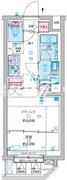 ジェノヴィア竹ノ塚 108 間取り図