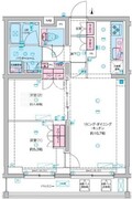 ジェノヴィア竹ノ塚 201 間取り図