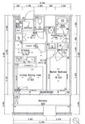 キャピタルゲートプレイス 1707 間取り図