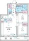 ジェノヴィア竹ノ塚 302 間取り図