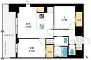 東京マンション 606 間取り図