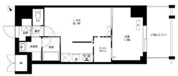 東京マンション 1002 間取り図