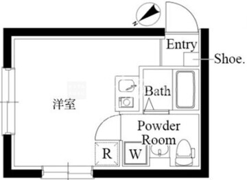 ファーヴァル幡ヶ谷 101 間取り図