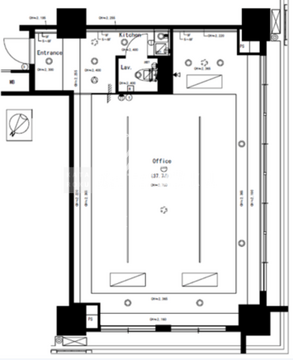 The SOHO 701 間取り図