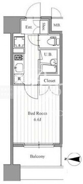 プライマル森下 1310 間取り図