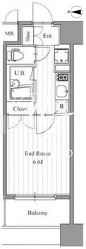 プライマル森下 1405 間取り図