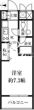 HF東新宿レジデンス 1001 間取り図