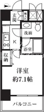 HF東新宿レジデンス 1104 間取り図