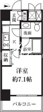 HF東新宿レジデンス 1105 間取り図