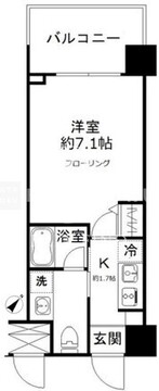 フォレシティ豊洲 203 間取り図