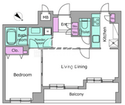 リテラス学芸大学 202 間取り図