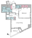 リテラス学芸大学 304 間取り図