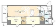 アイフラット品川戸越パークサイド 501 間取り図