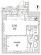 ログ銀座東 304 間取り図