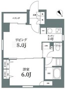 ログ銀座東 704 間取り図