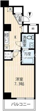 アルコバレーノ武蔵小山 104 間取り図