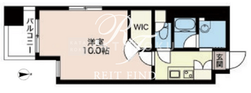 エスティメゾン恵比寿 603 間取り図