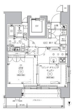 ドムススタイル高田馬場 201 間取り図