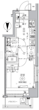 ドムススタイル高田馬場 701 間取り図