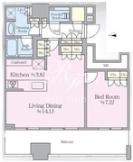 WORLD TOWER RESIDENCE 2908 間取り図