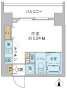 スプランディッド品川 701 間取り図