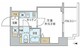 スプランディッド品川 703 間取り図