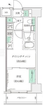 スタンズ板橋本町 403 間取り図