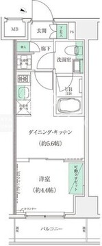 スタンズ板橋本町 902 間取り図