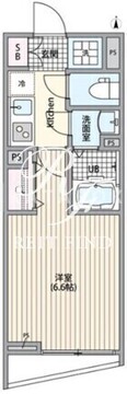エルファーロ南麻布 B002 間取り図