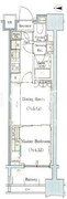 パークコート南麻布 406 間取り図
