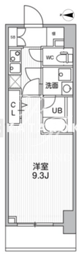 ザ・パームス熊野前 503 間取り図