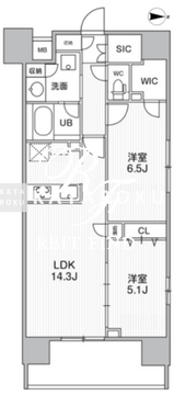 ザ・パームス熊野前 903 間取り図