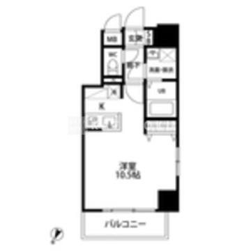 ルクレ池袋 901 間取り図