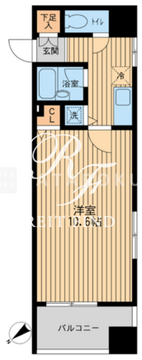 プライムアーバン日本橋人形町 601 間取り図