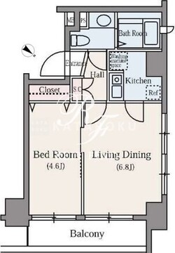 東池袋デュープレックスリズ 1203 間取り図