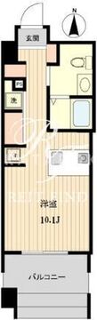 プライマル亀戸 403 間取り図