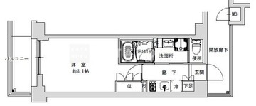 プライマル千石 801 間取り図