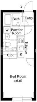 アバンティア西新宿1 202 間取り図